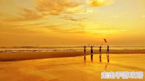 欢笑九天蓝色的海湾心怀梦想勇敢追逐未来的光辉