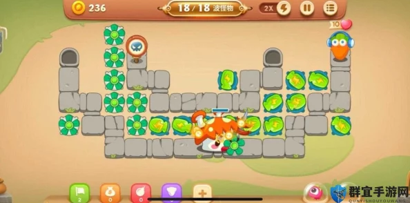 保卫萝卜3公园第38关全解析！惊喜金萝卜通关布阵图文攻略曝光