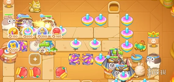 保卫萝卜4法老归来第九十一关打法全揭秘：风扇拳套瓶子炮塔组合攻略爆料