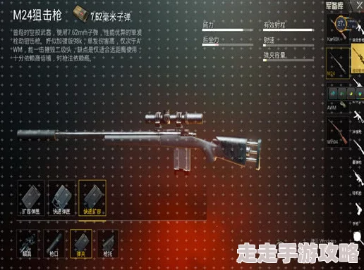 暗区突围栓动步枪M24全面评测：属性介绍及实战爆料解析